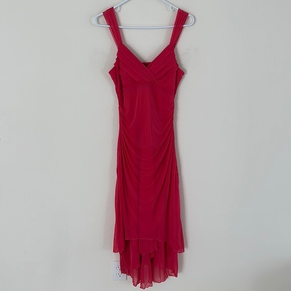 Vintage Scarlett Nite Barbie Pink Midi Dress - Picture 1 of 12